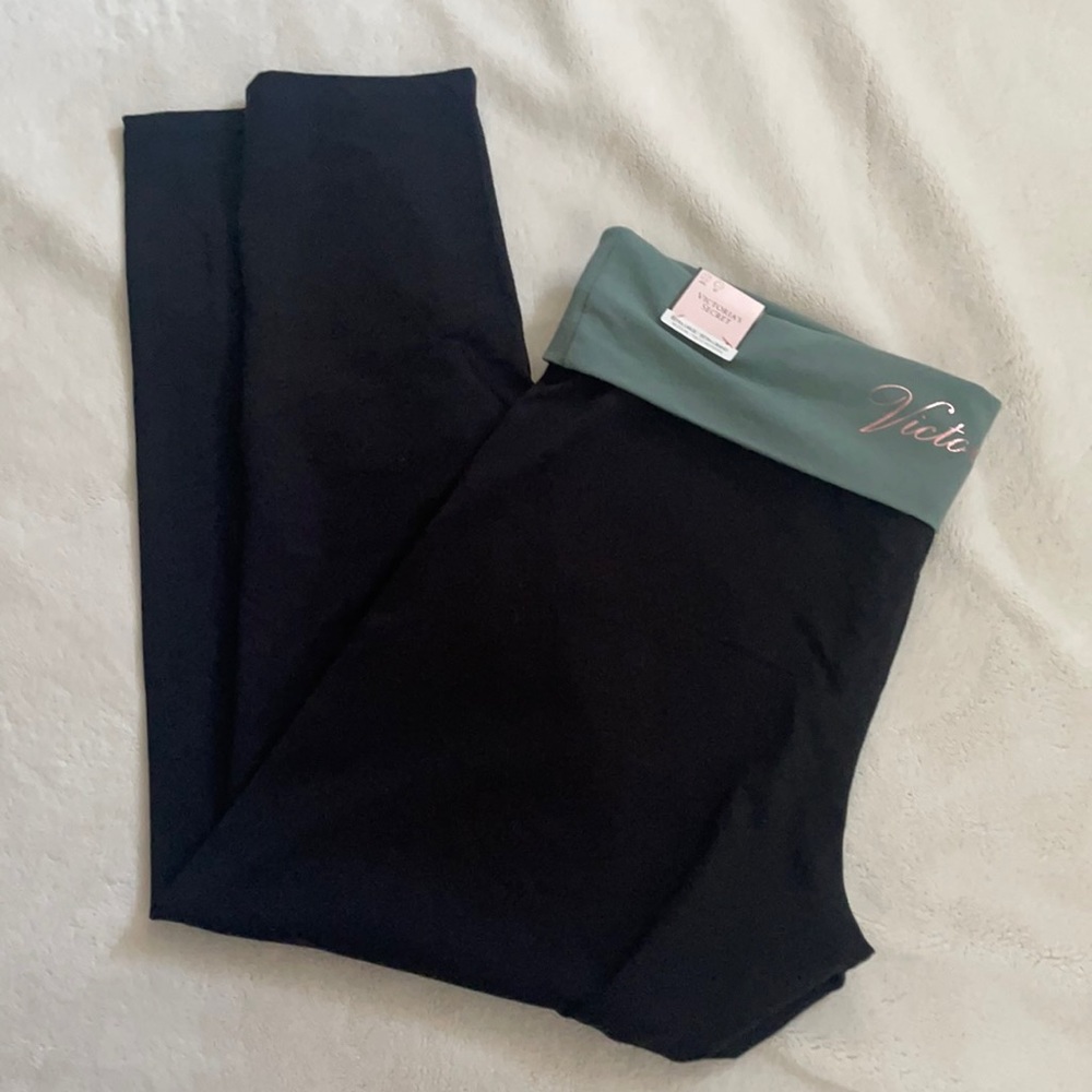 PINK fold over NEW yoga pants